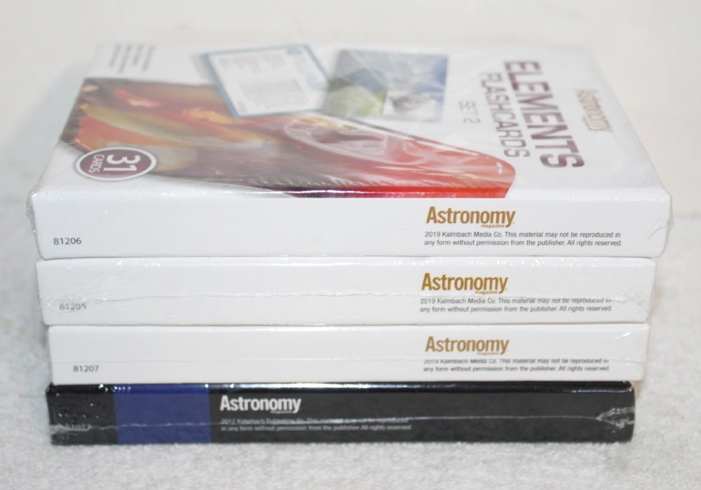 Kalmbach Media Astronomy Elements Flashcards Sets 1,2,3 & Constellations ~ New
