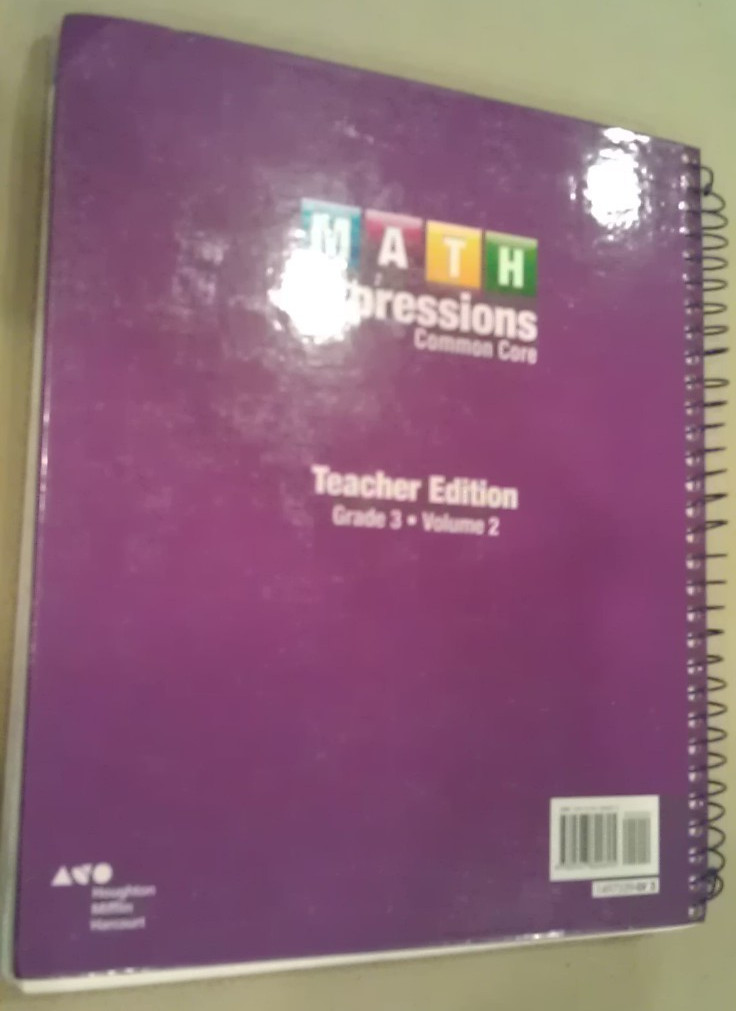 Math Expressions Common Core Teacher Edition Grade 3 Vol 1 & 2 + Resource Books