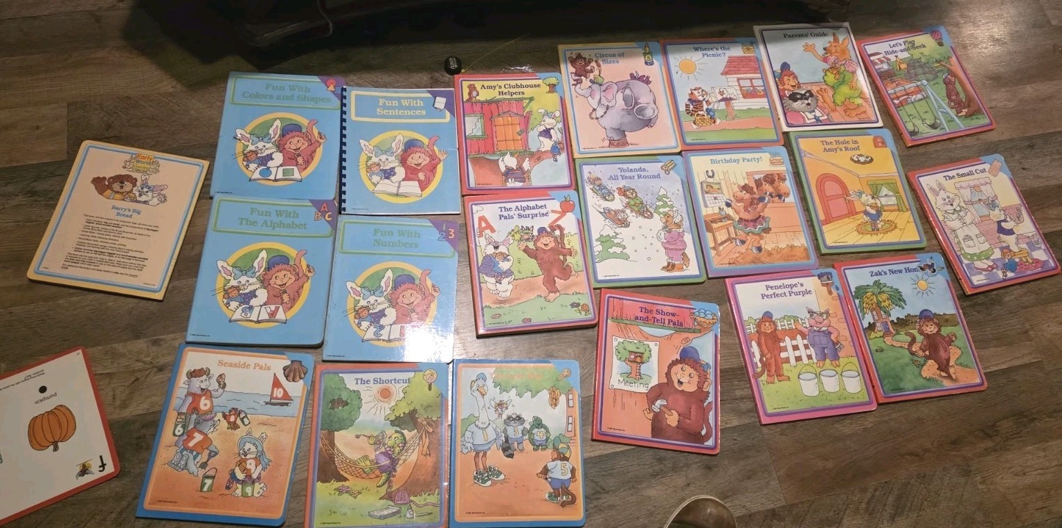 Lot Of 21 Early World of Learning by World Books Vintage-Rare 1987 Parents Guid