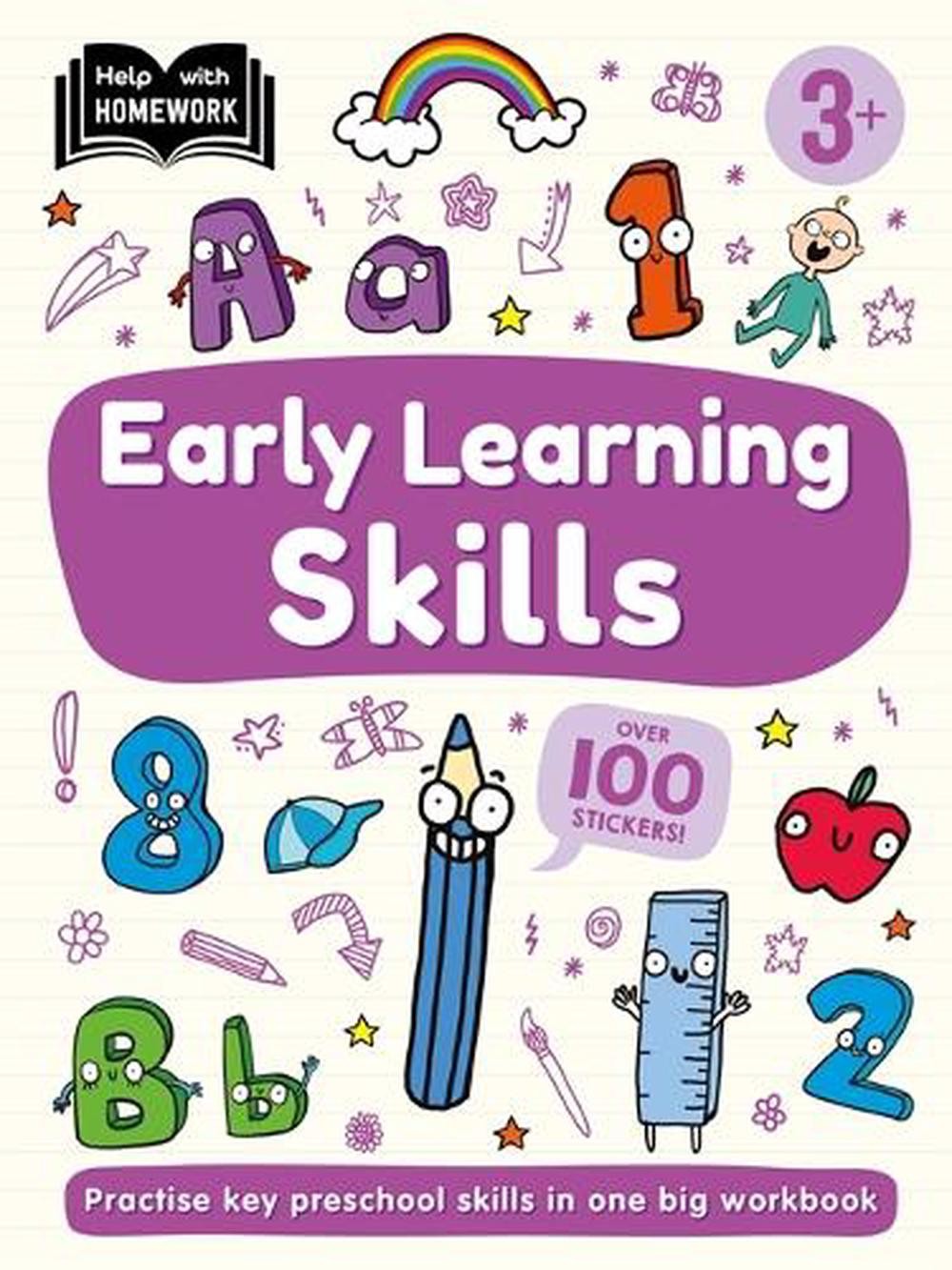 Help With Homework: 3+ Early Learning Skills by Autumn Publishing Paperback Book