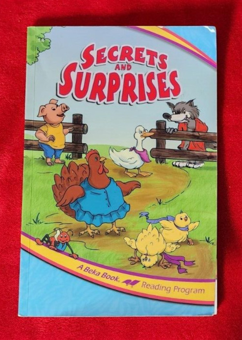 Abeka A Beka Book SECRETS & SURPRISES 1st Grade READING pb 95036001