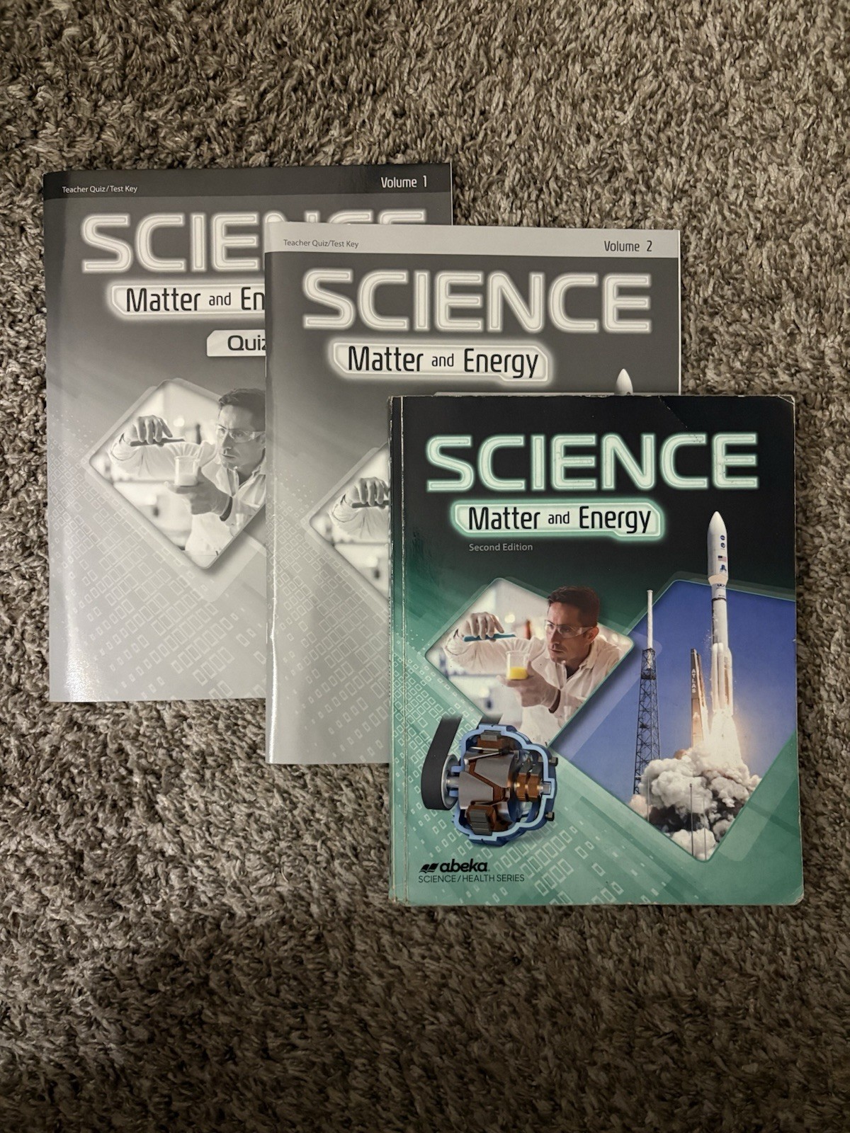 Abeka 9th Grade Science Matter and Energy Student Text And Quiz/Test Keys