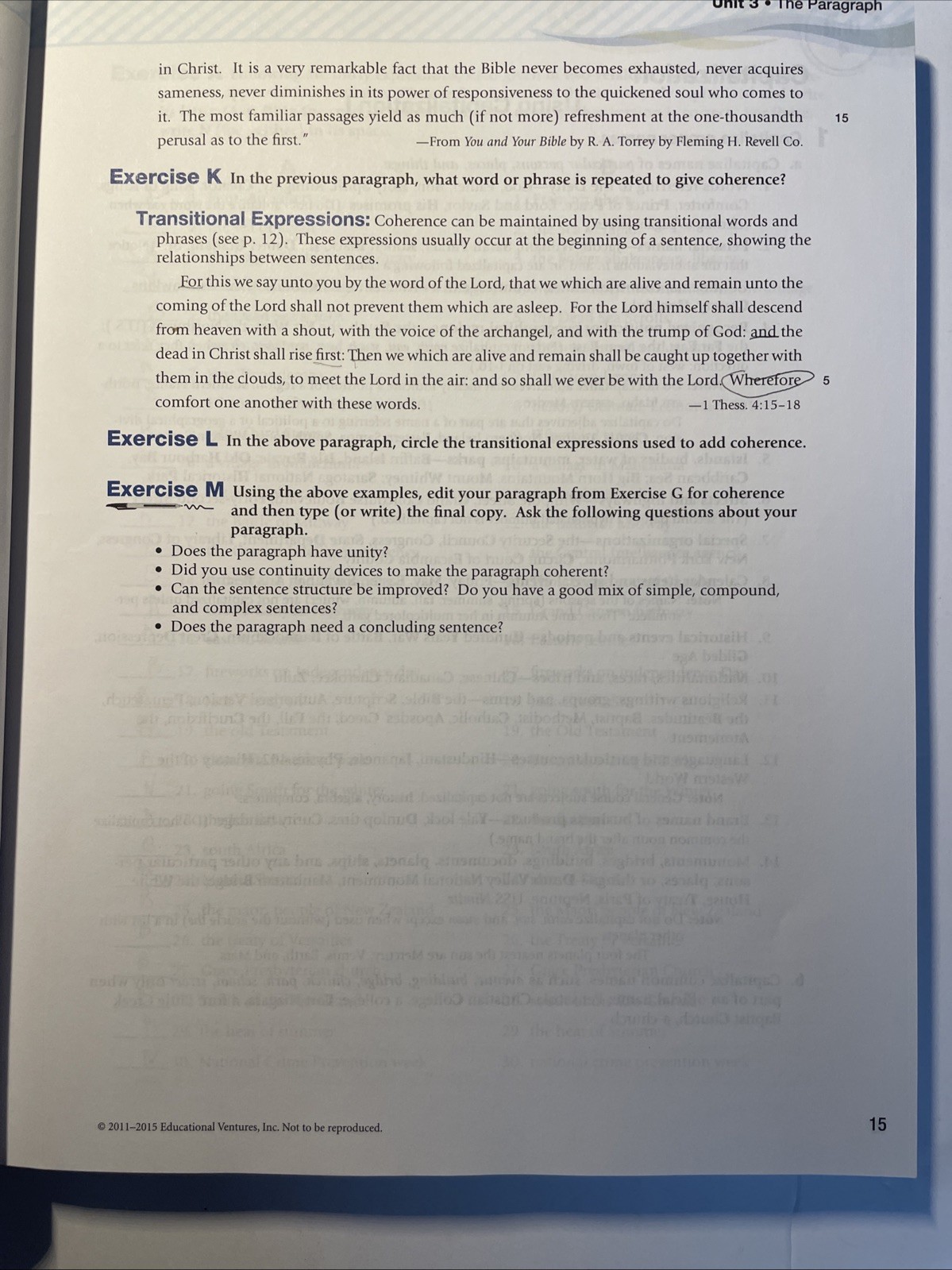 📔ABEKA GRAMMAR & COMPOSITION WORK-TEXT IV 4TH EDITION STUDENT WORK BOOK
