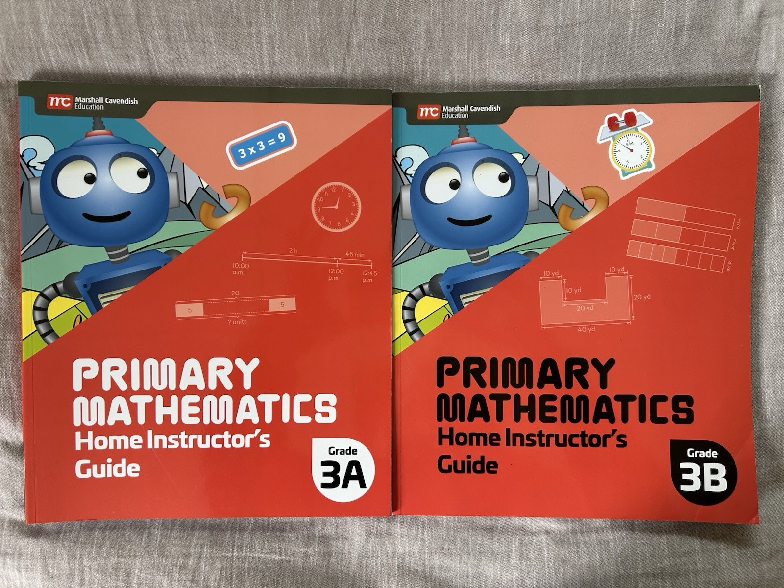 Primary Mathematics Home Instructor’s Guide 3A and 3B Homeschool Singapore