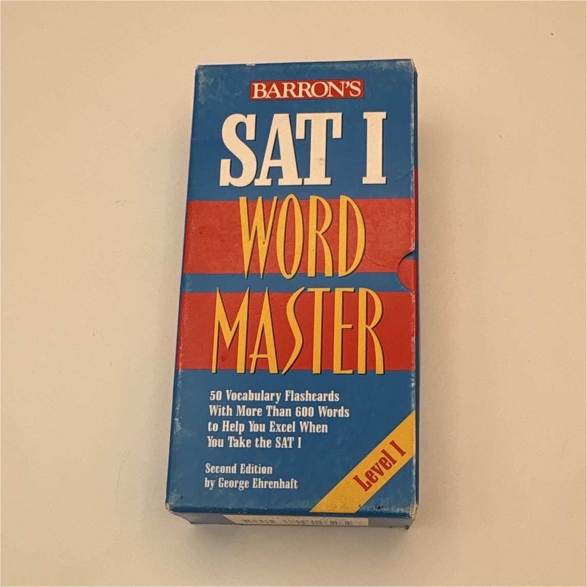 Barron’s SAT I Word Master Level I Vocabulary Flashcards Set, Second Edition