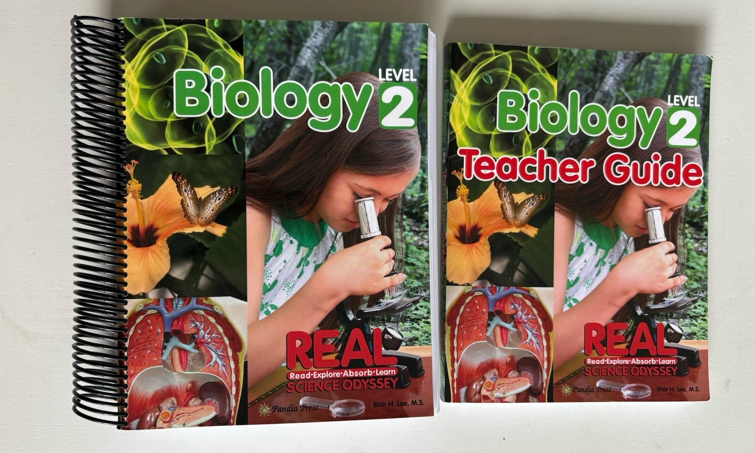 REAL Science Odyssey Biology Level 2 Blair Lee Pandia Press Ringbound Text 2013