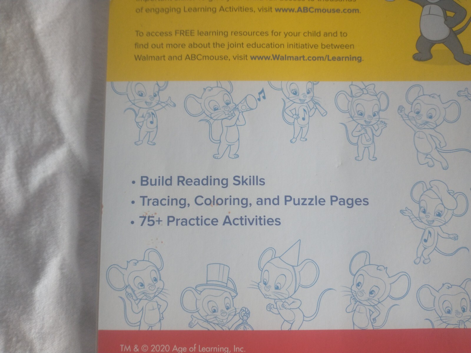 ABC Mouse Early Learning Academy Math Counting And Phonics Workbooks Ages 5-8
