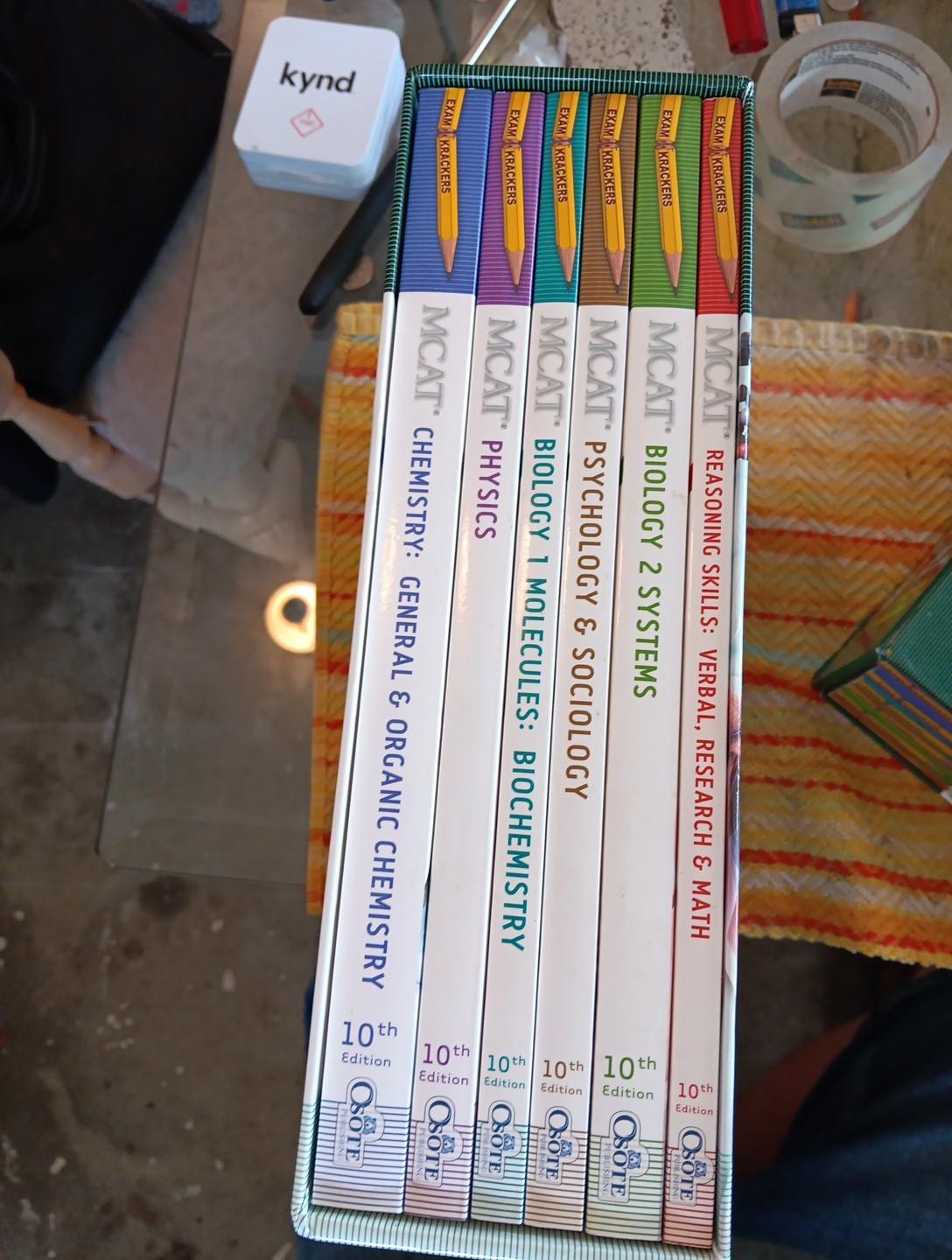 Exam Krackers MCAT Complete Study Package 10th Edition Pre-med Self Study