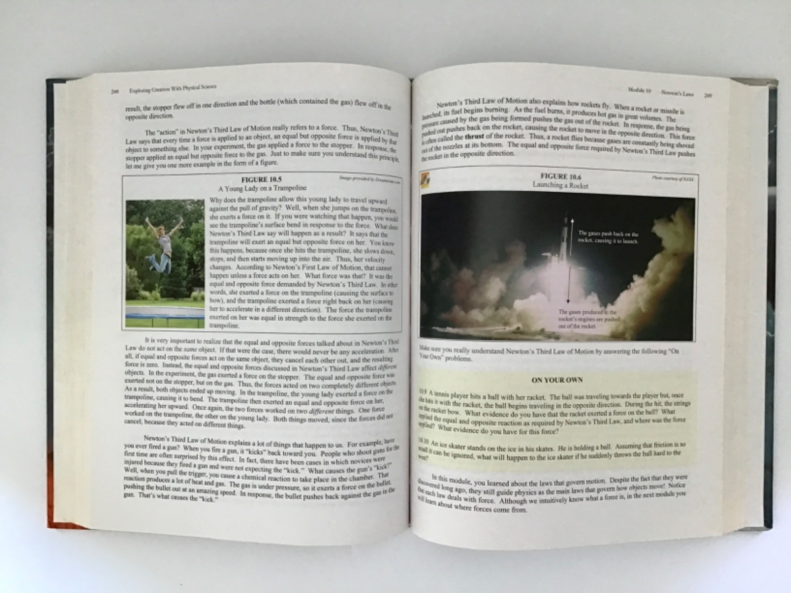 Exploring Creation with Physical Science Textbook + Solutions & Tests Wile