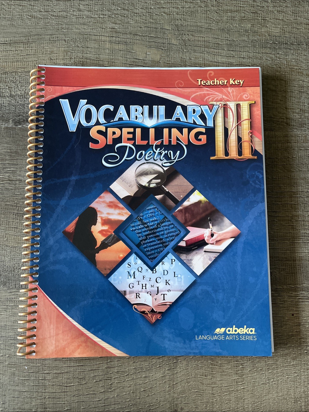 ABeka 9th Grade Vocabulary Spelling Poetry III Teacher Key Sixth Edition