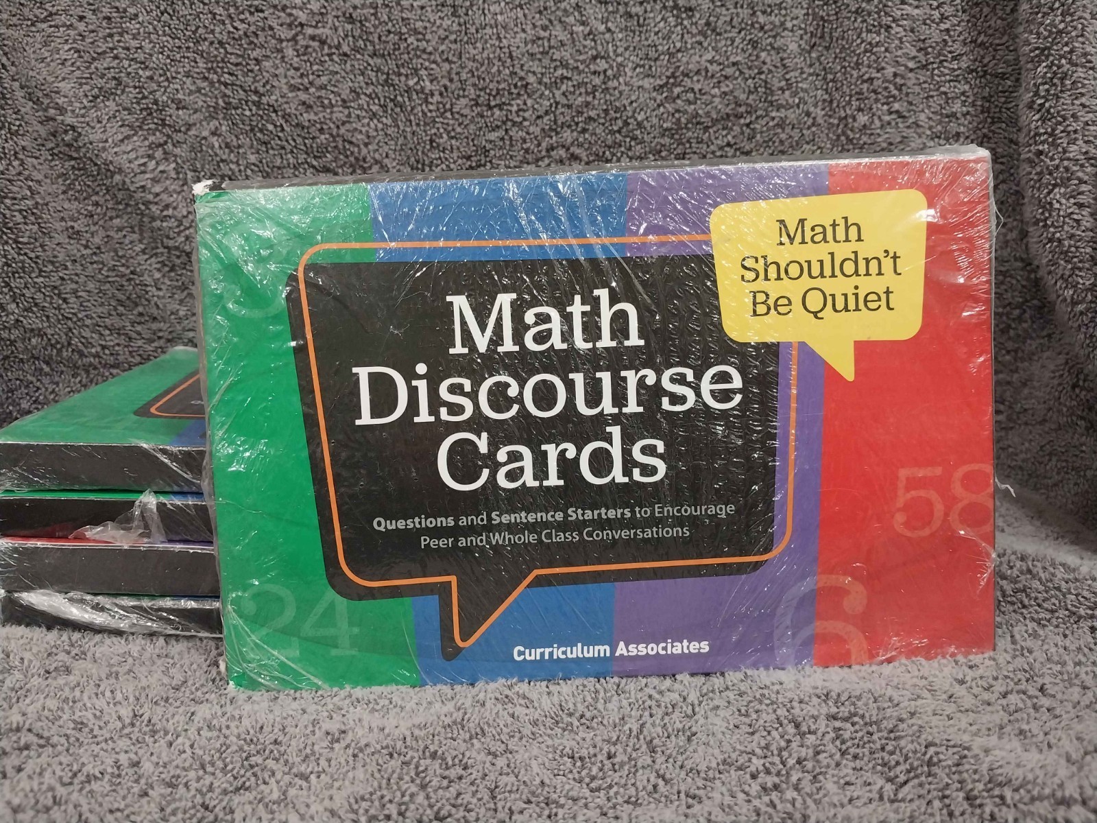 Curriculum Associates i-Ready Math Discourse Cards, Questions & Sentence Starter