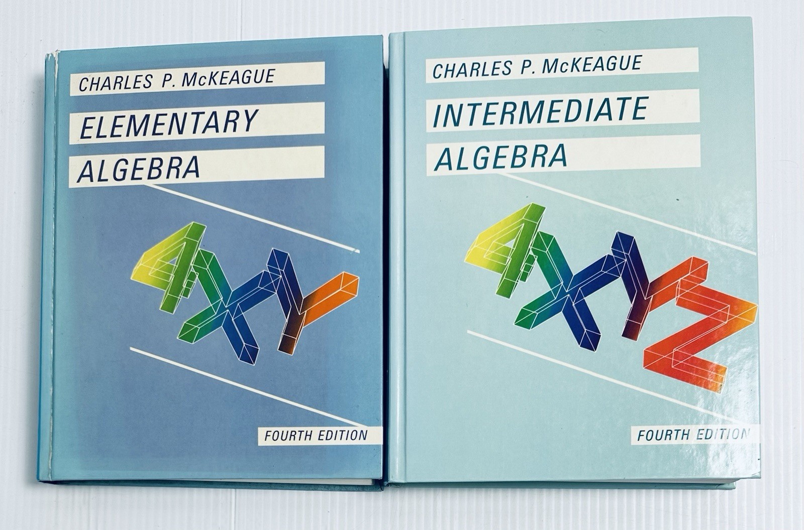 Elementary & Intermediate Algebra 4th Ed McKeague 2 Book Set College Math
