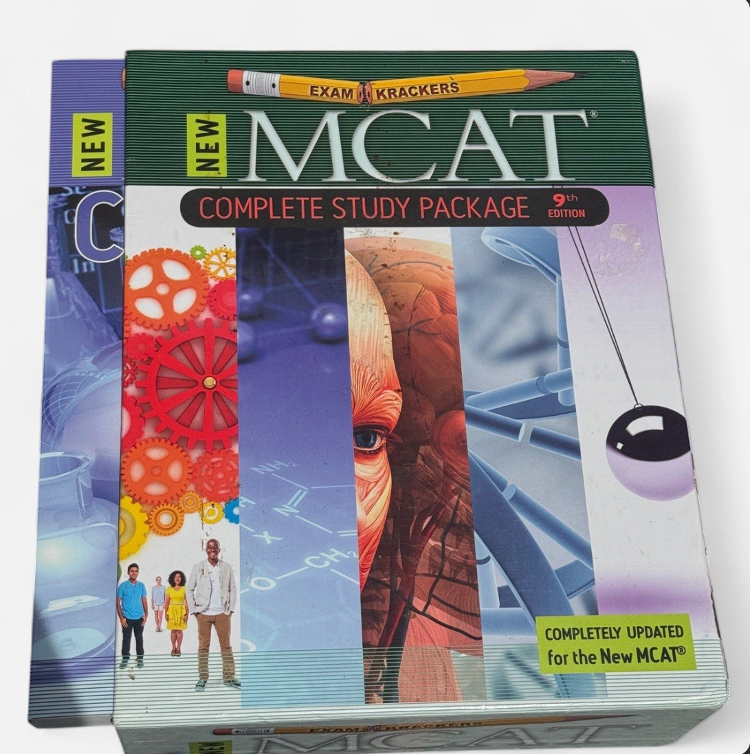 Exam Krackers MCAT Complete Study Guide Package 9th Edition 6 Books Test Prep