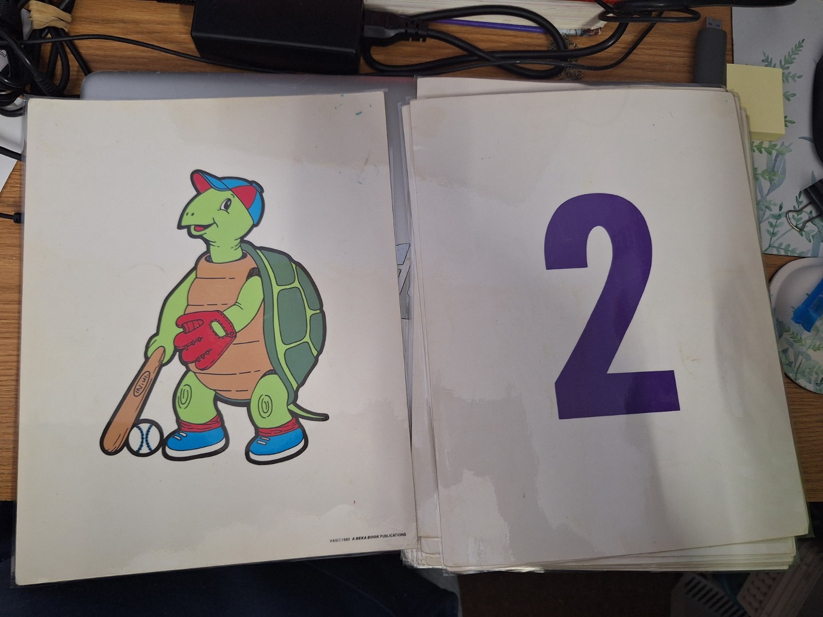 Abeka A Beka Numbers Concept Flashcards 1-20 Kindergarten K5 Math Laminated