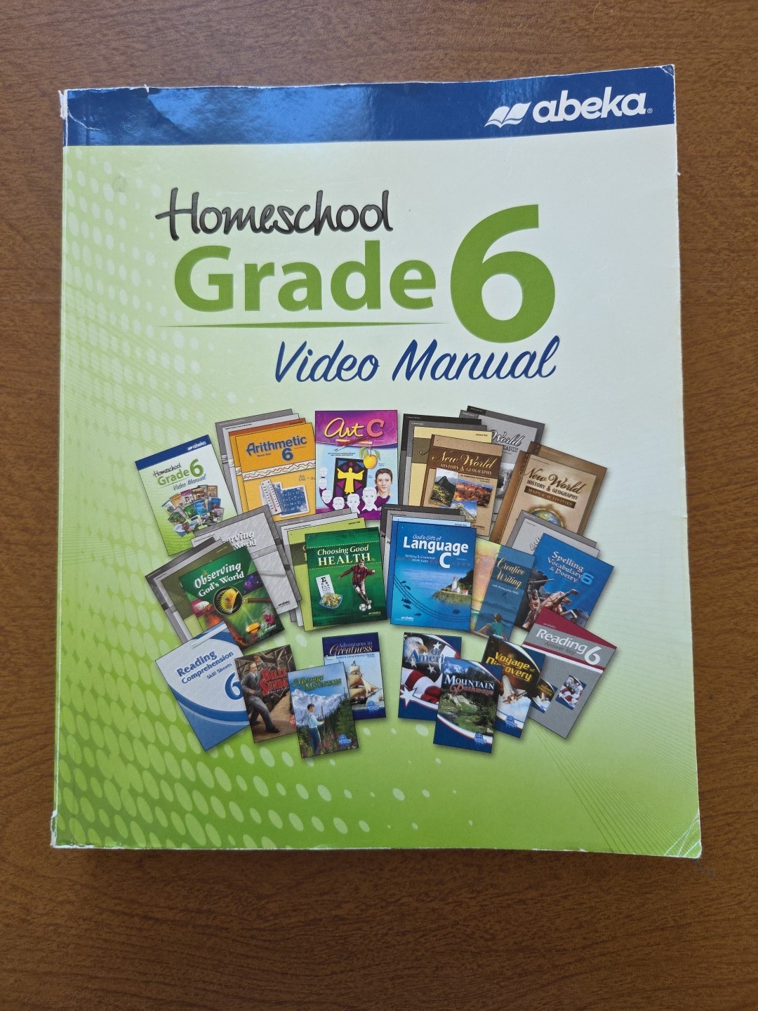 ABeka 6th Grade 6 Video Manual Daily Lesson Guide All Subjects