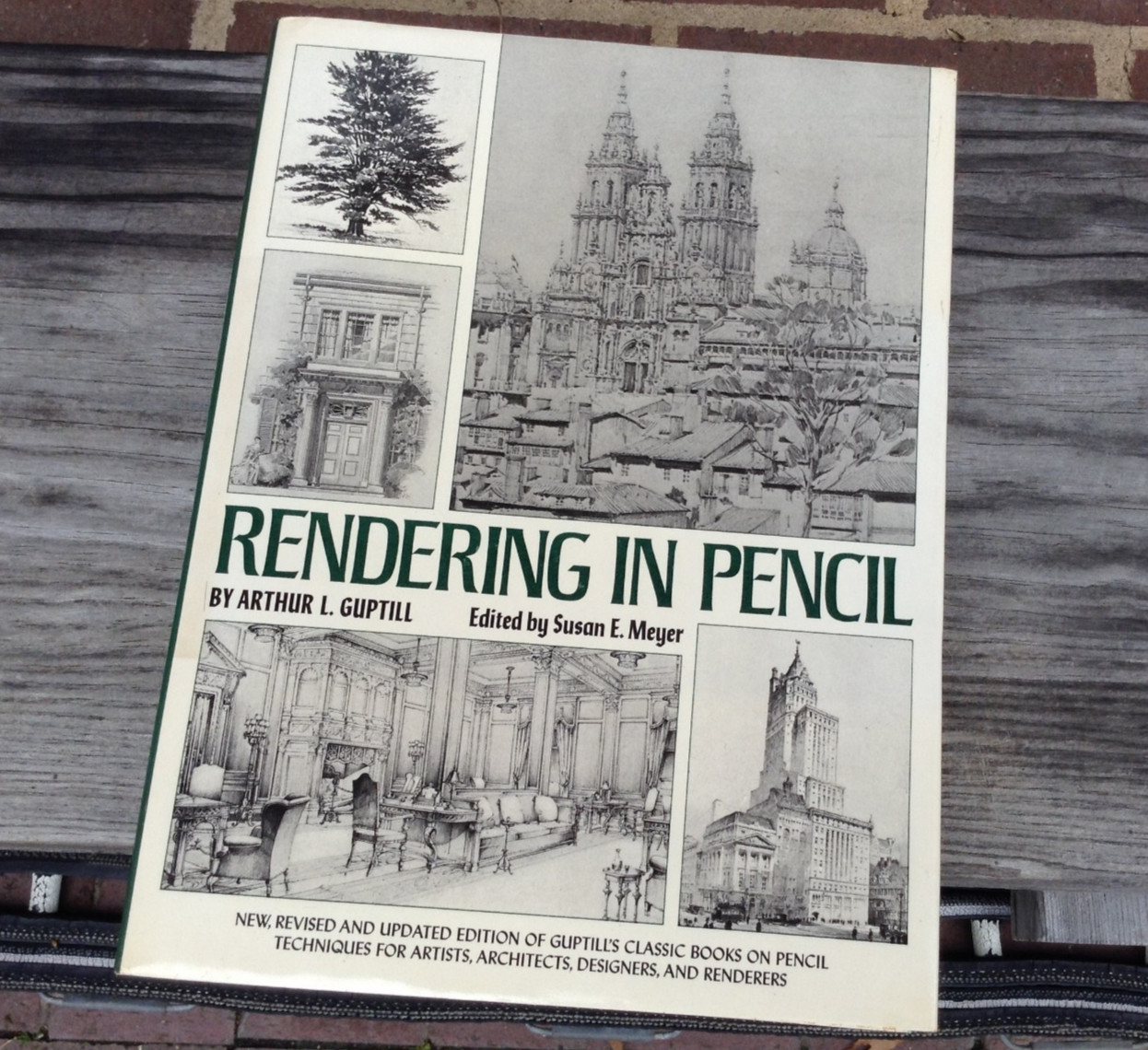 Rendering in Pencil Arthur Guptill 1977 artist drawing instruction techniques