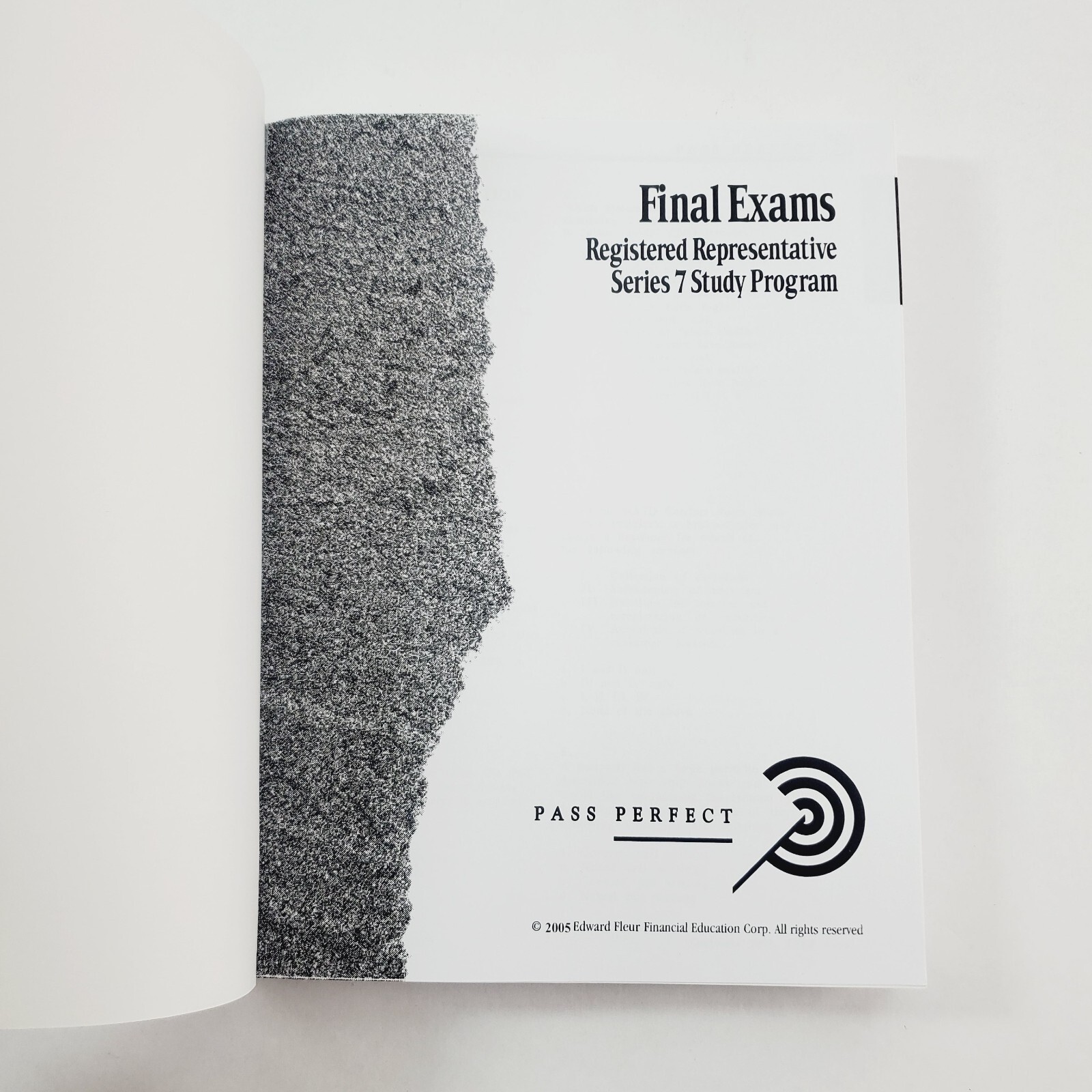 Pass Perfect Registered Representative Series 7 Study Program Final Exams 2005