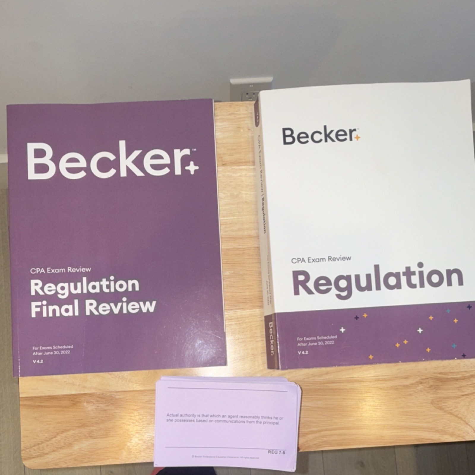 Becker CPA Exam Review Regulation Study Guide Book & Flashcards 2022 Accounting