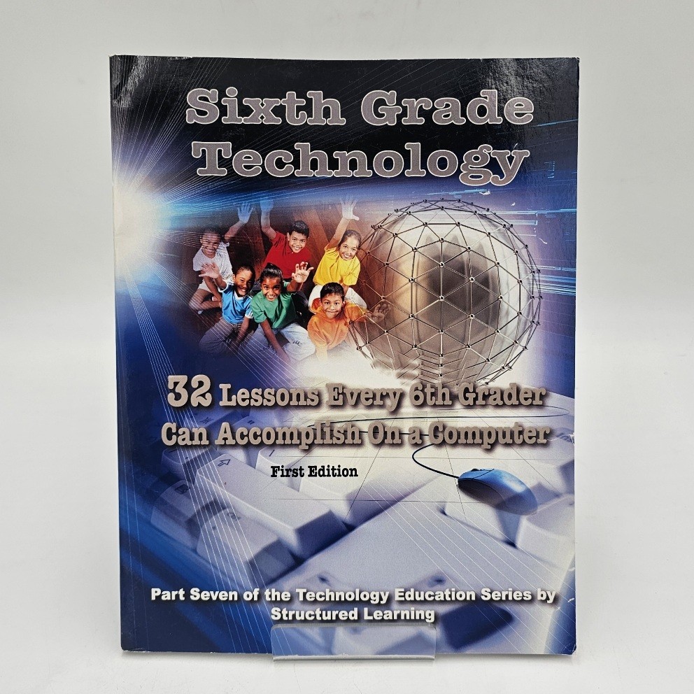 6th Grade Technology | 32 Computer Lessons Homeschool Curriculum | Unmarked VG+