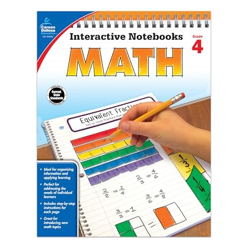Math, Grade 4 (Interactive Notebooks), Carson-Dellosa P