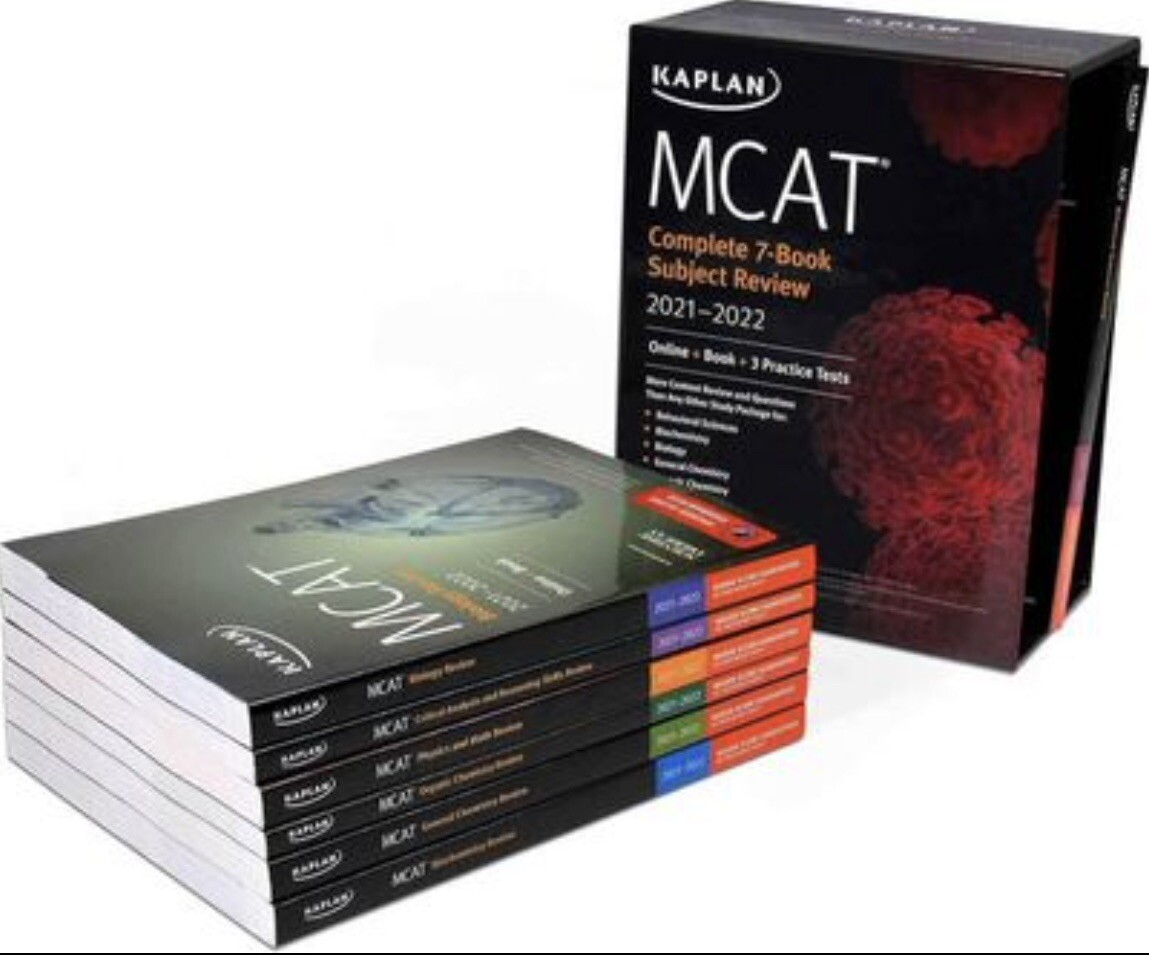 Kaplan MCAT Complete 7-book Subject Review 2021-2022 (Seventh Edition) Test Prep