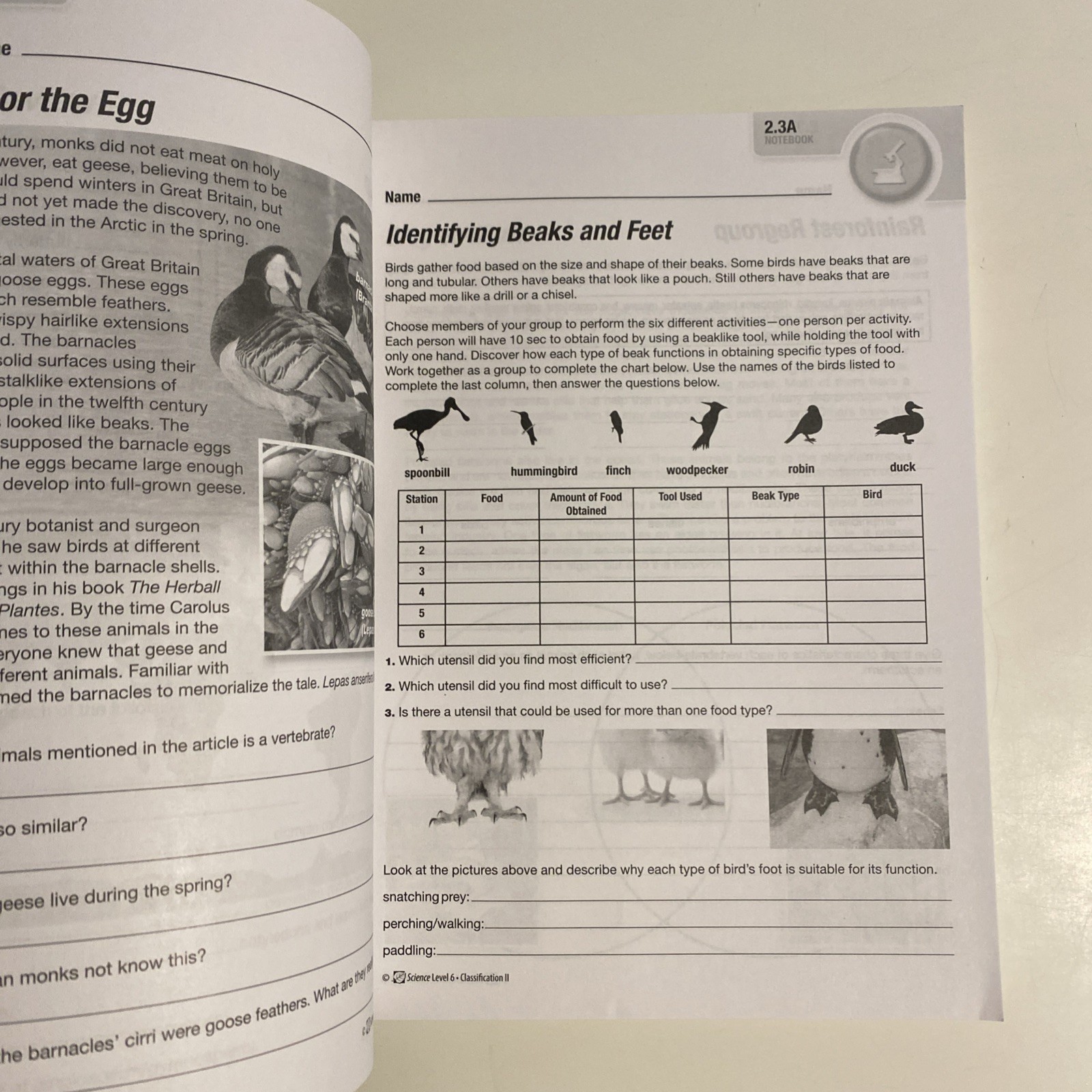 Purposeful Design Science Level 6 Student And Science Notebook (2nd Edition)