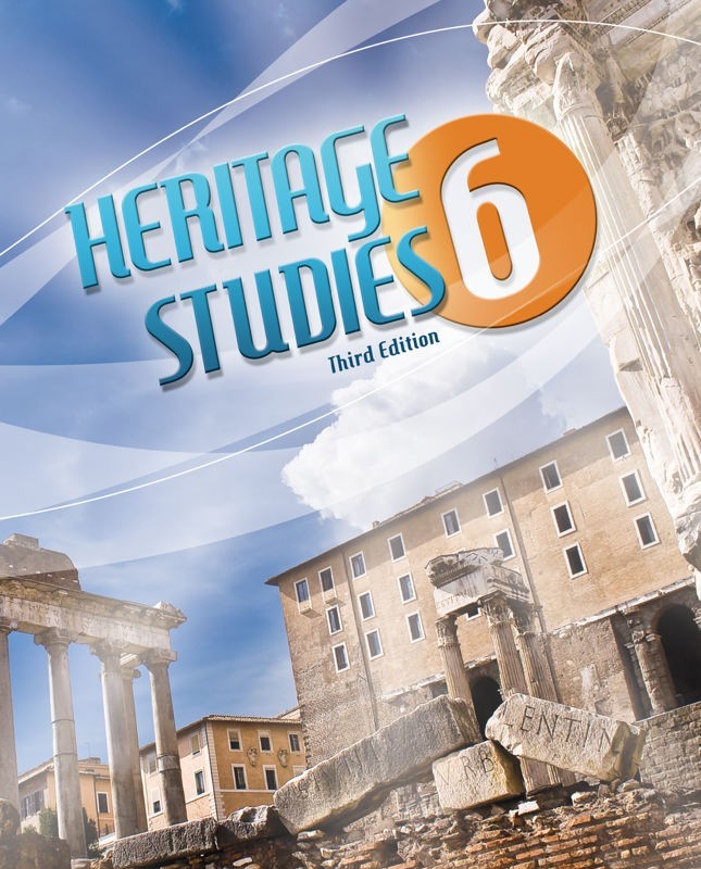 BJU Bob Jones 6th grade Heritage Studies 6 Student Textbook Text 3rd Ed