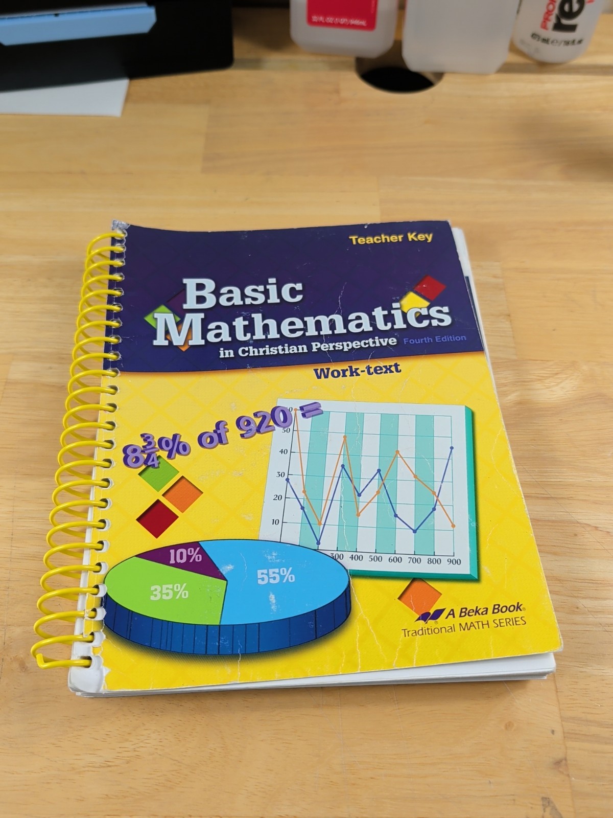ABeka Basic Mathematics 4th Edition Work Text Teacher Key And Solution Key