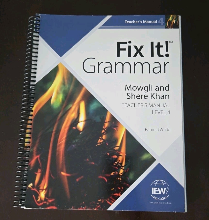 Fix It! Grammar: Mowgli and Shere Khan, TeacherGuide Lvl 4 by Pamela White…