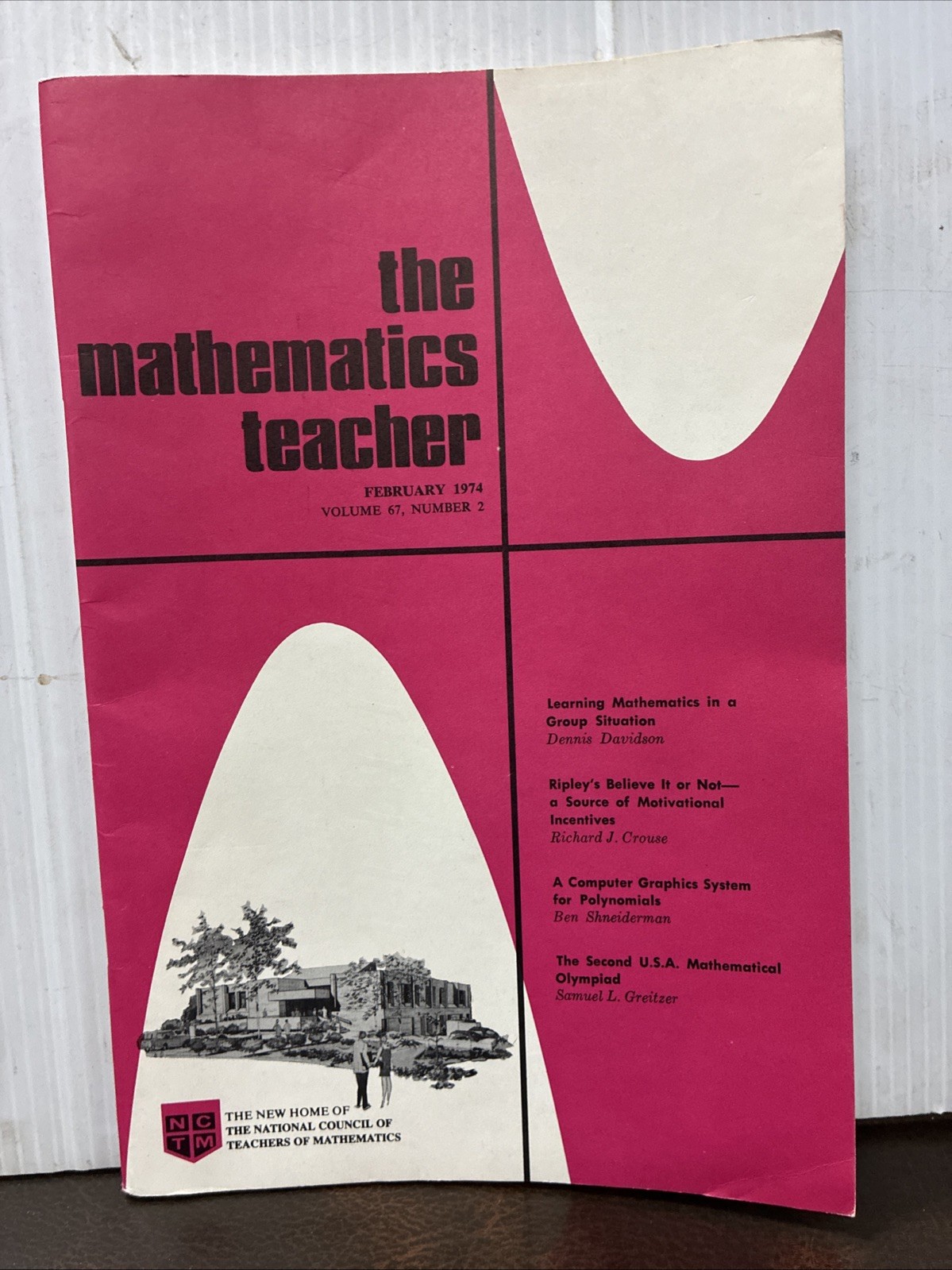 The Mathematics Teacher February 1974 Vol. 67 No. 2 Vintage Paperback