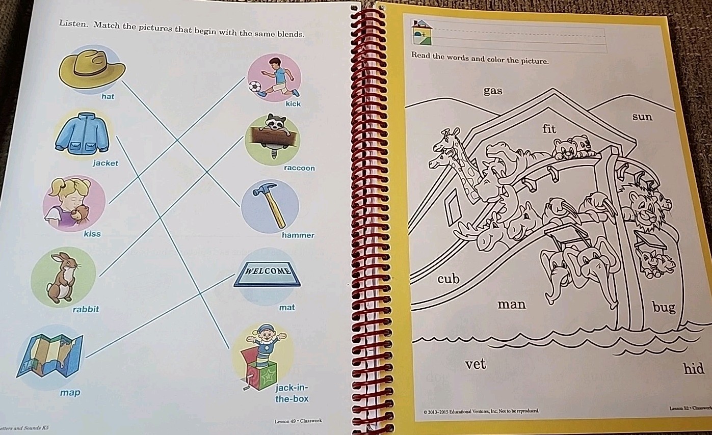 Letters And Sounds K5 Book Abeka A Beka Second Edition Teacher Key