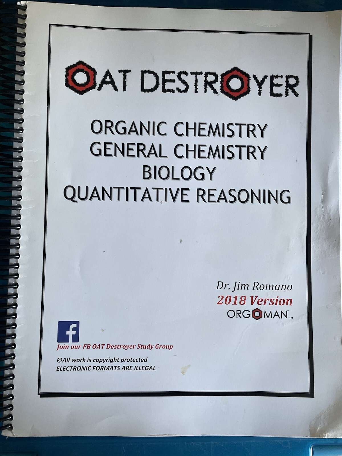OAT Destroyer Orgoman Romano Study Test Prep 2018