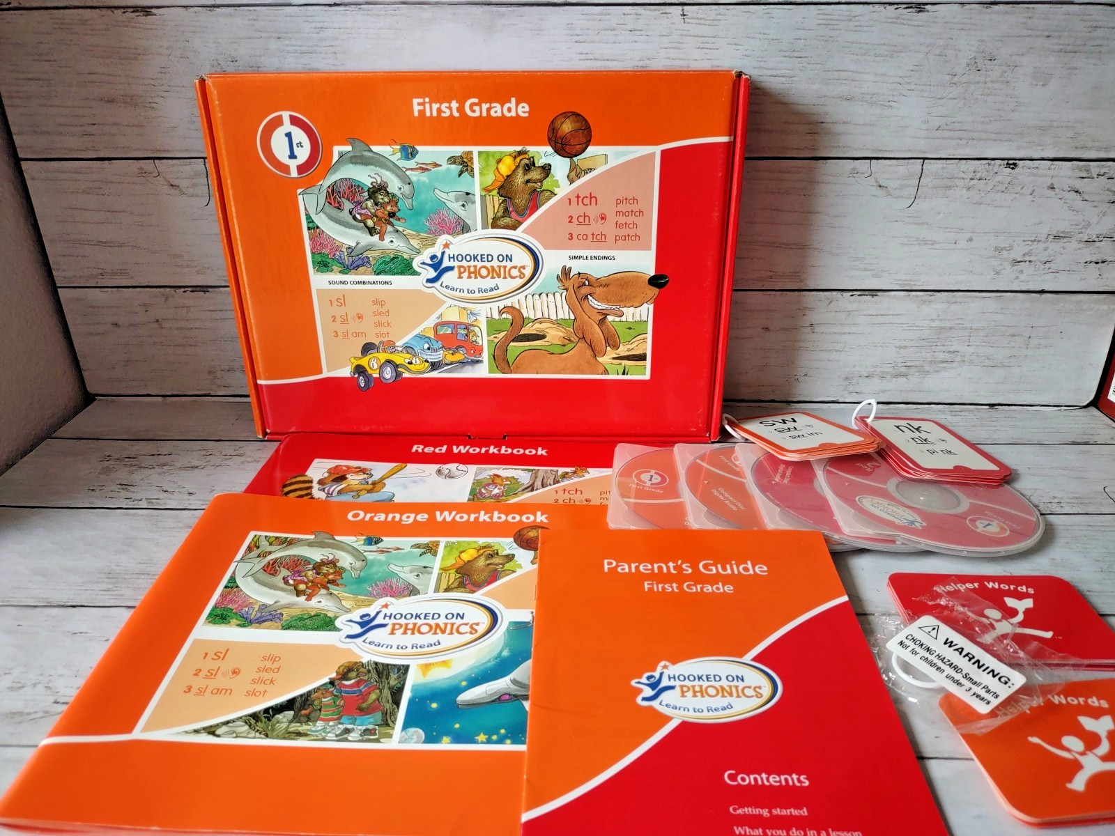 Hooked on Phonics 1st Grade Box Set Learn to Read Homeschool