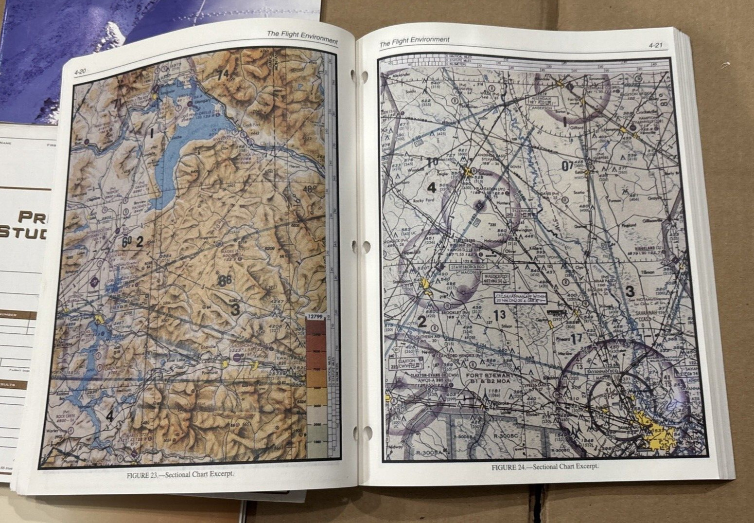 c2003 Jeppesen Private Pilot Aviation Student Test Prep & Study Kit w/ Bag NOS