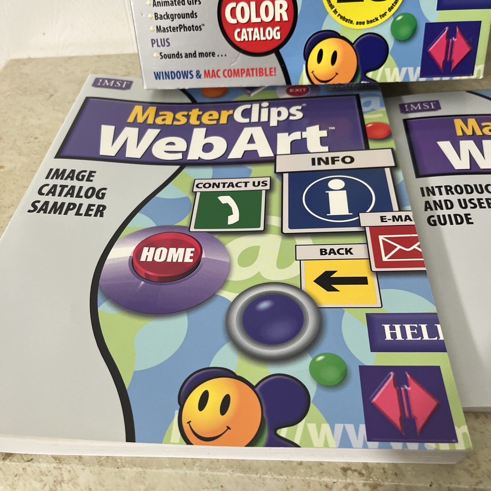 Master Clips WebArt CD Windows /MAC BOX AND BOOK OMLY