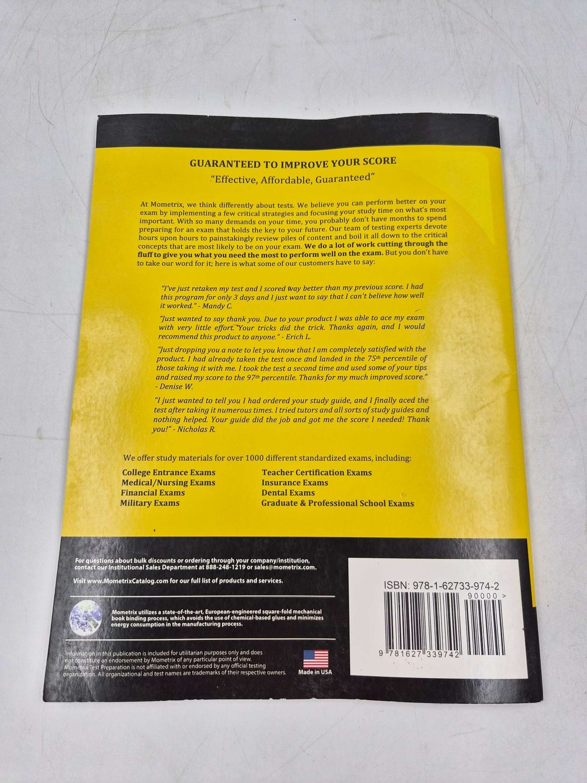 Mometrix Math Placement Test SECRETS Study Guide Your Key to Exam Success Used