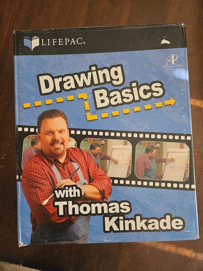 Lifepac Alpha Omega Drawing Basics With Thomas Kinkade. 5 until study w/guide