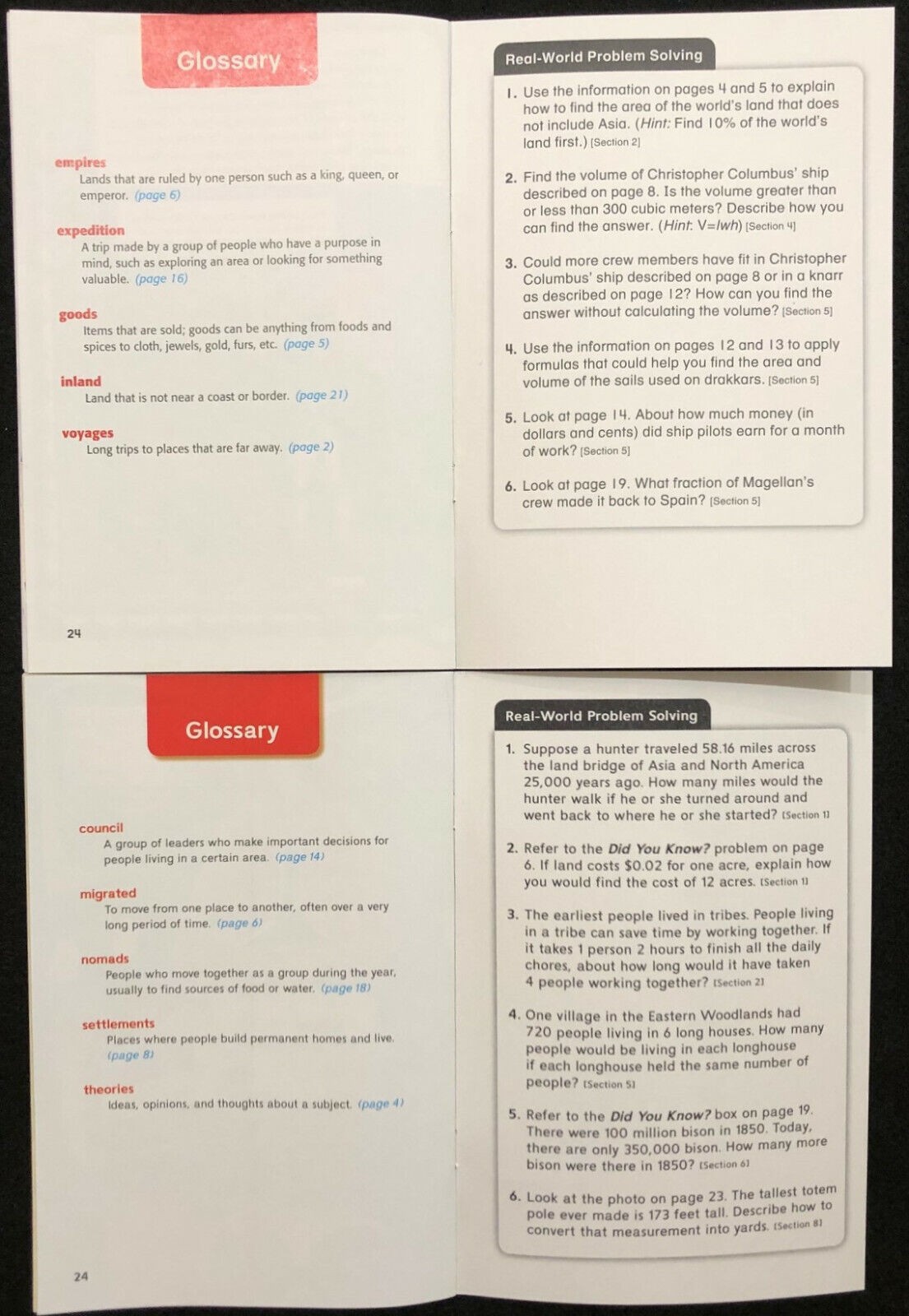 5th -REAL-WORLD PROBLEM SOLVING (Math/Science & Math/Social Studies) ABOVE grade