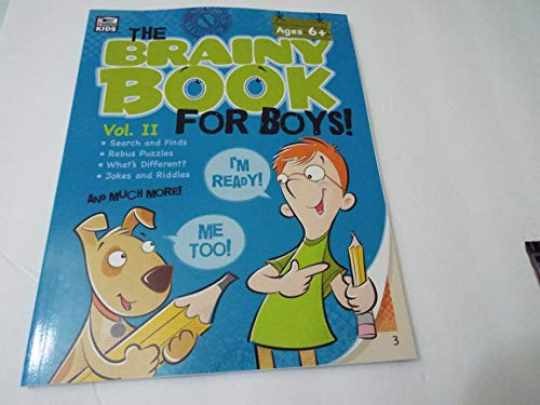 Brainy Book for Boys, Volume 2 Activity Book, Grades 1 – Paperback – Acceptable