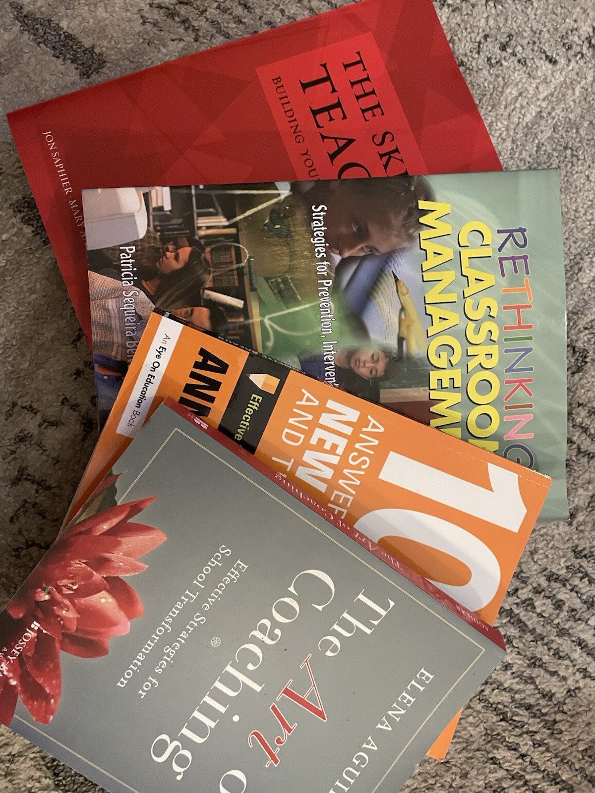 Teacher Education Book Lot of 4 Classroom Management & Coaching Guides