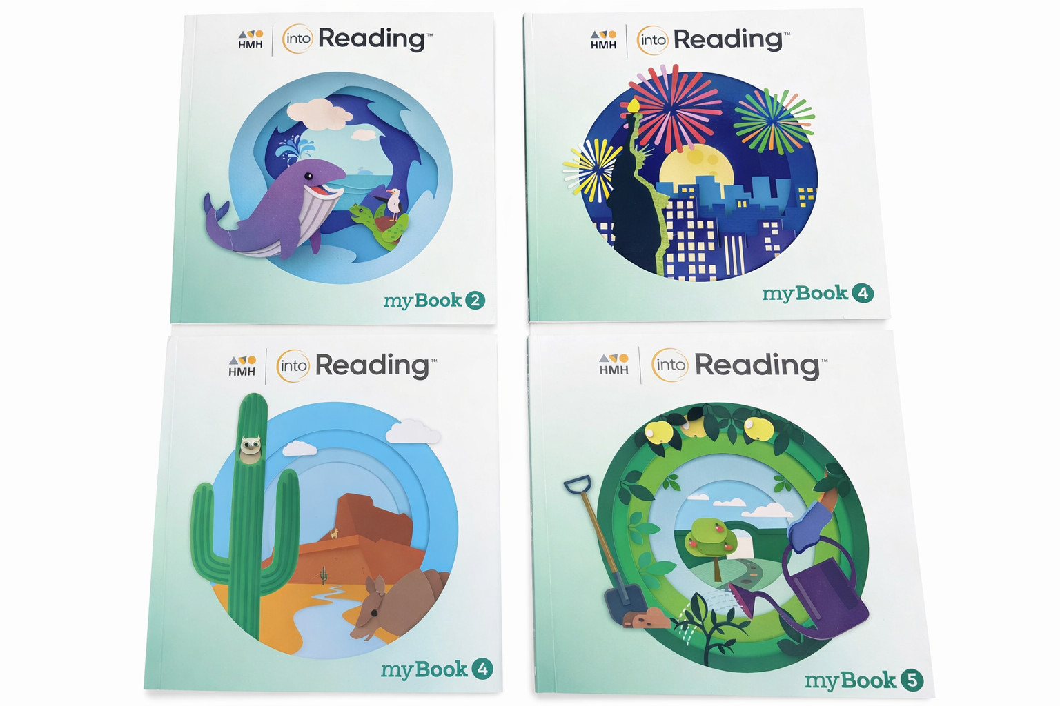 HMH Into Reading Grade 1 Bundle My Book 2-5/ Grammar Practice Workbook &more