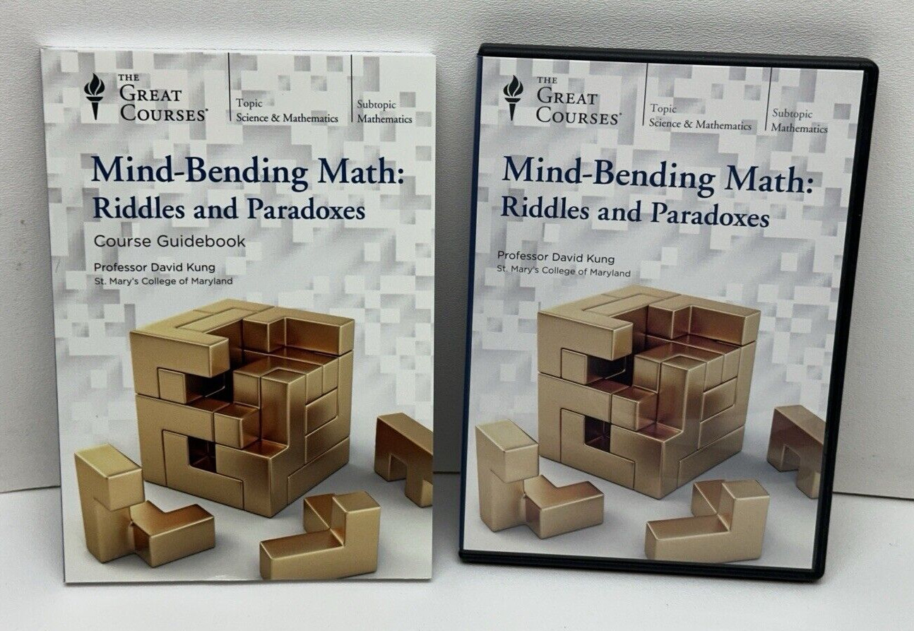 Mind-Bending Math Riddles and Paradoxes DVD Course Book The Great Courses