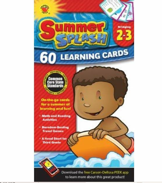 Brighter Child Summer Splash Learning Cards – Grades 2 – 3
