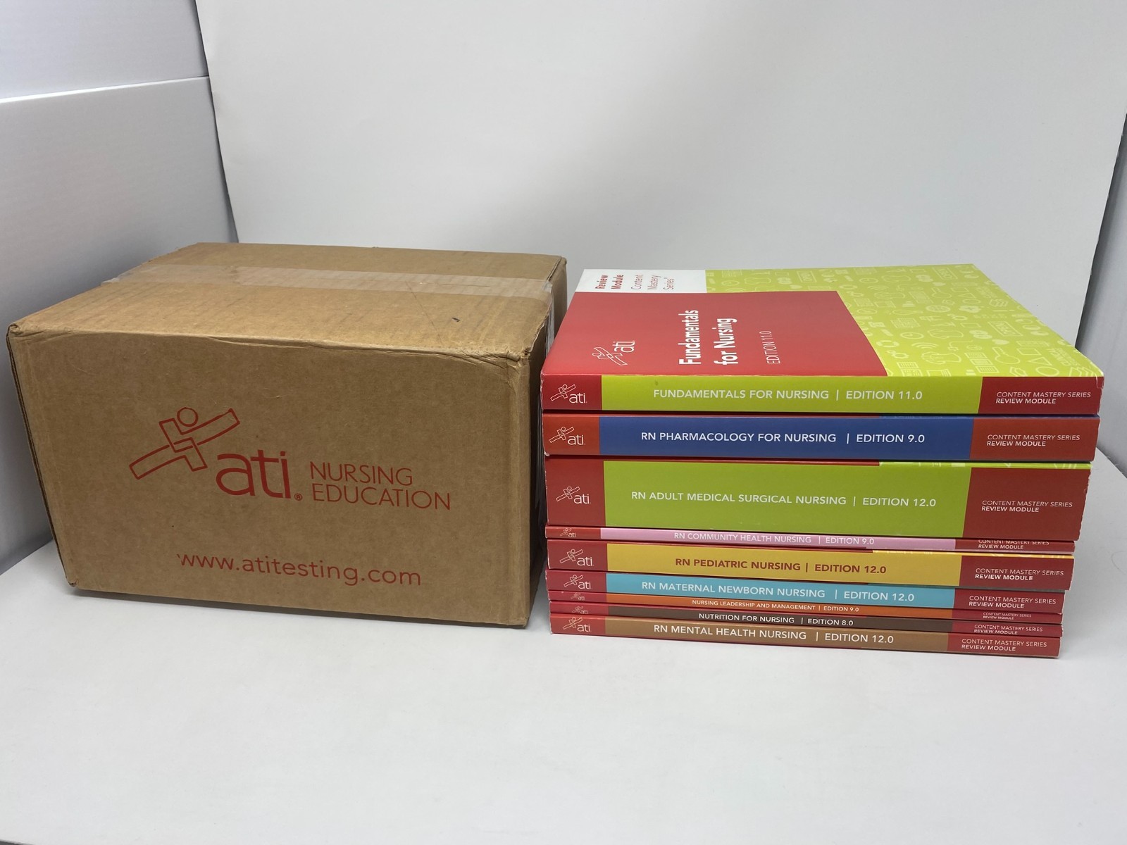New 2023 ATI Review Module Package RN Student Box TPRN6 (current edition)