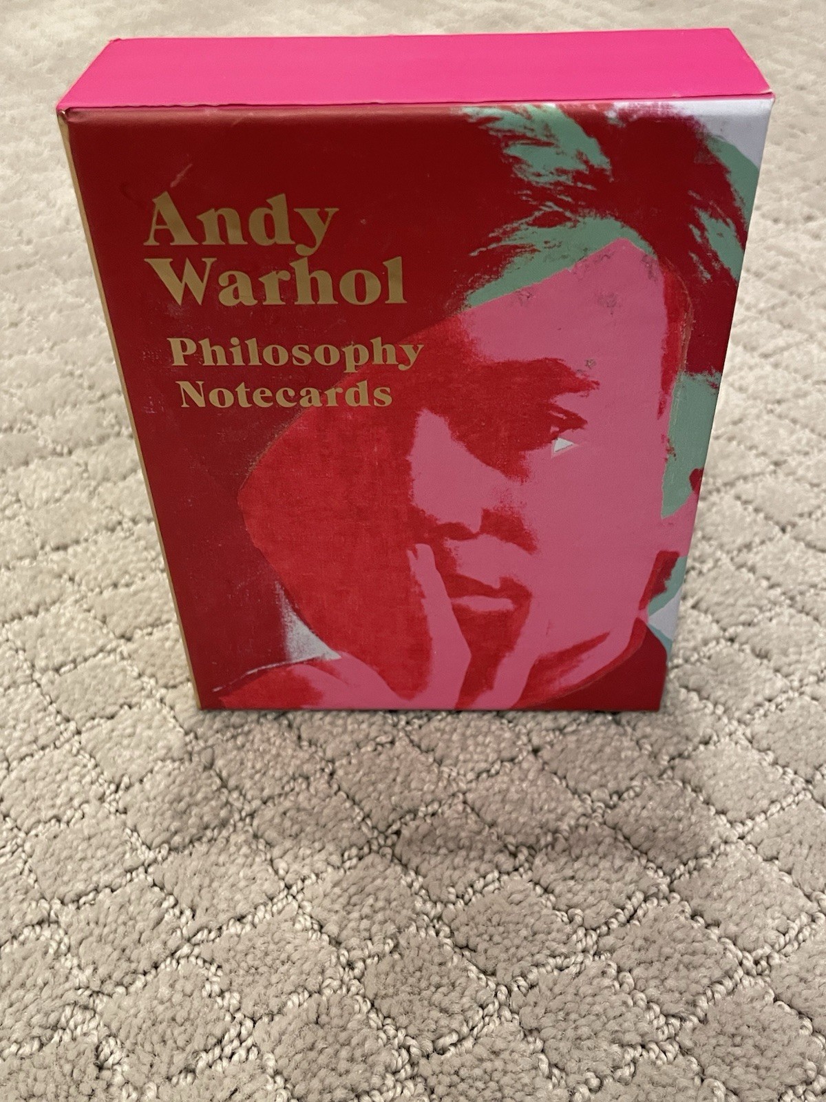 PHILOSOPHY NOTECARDS by ANDY WARHOL ~8 Different Quotes with Envelopes