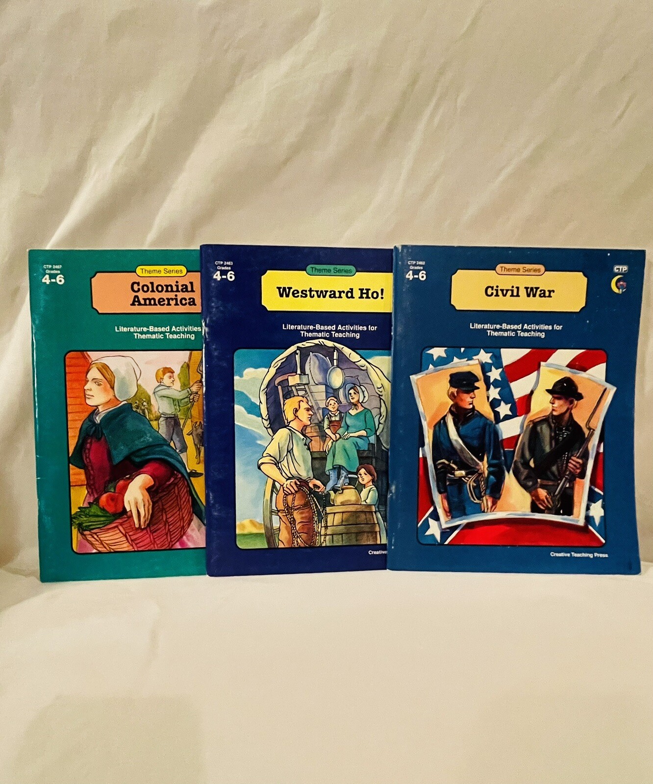 Lot of 3 Creative Teaching Press Theme Series Grade 4-6 Resource Books