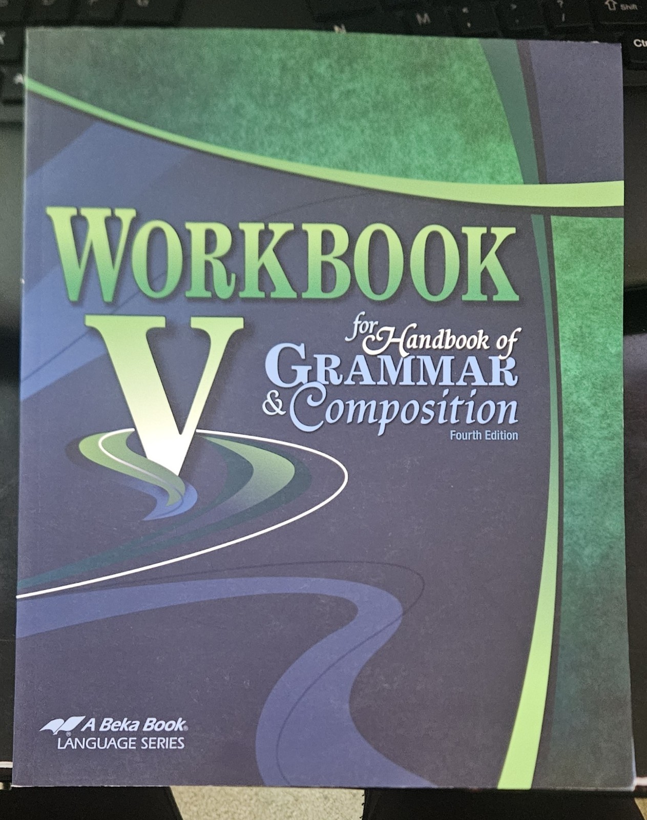 Abeka Workbook V for handbook of grammar. Like New! Blank!. Fourth Edition