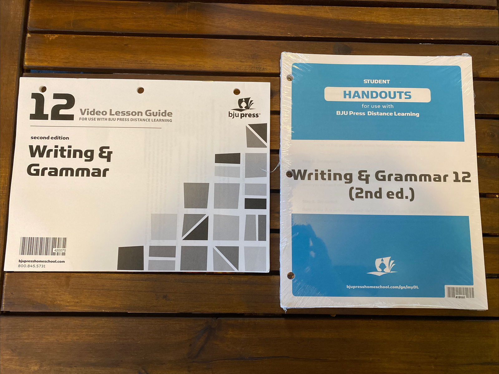 BJU Press English 12 Writing and Grammar/Student Handouts + Video Lesson Guide