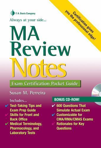 MA Review Notes by F.A. Davis Company (2009, Spiral, New Edition) M3