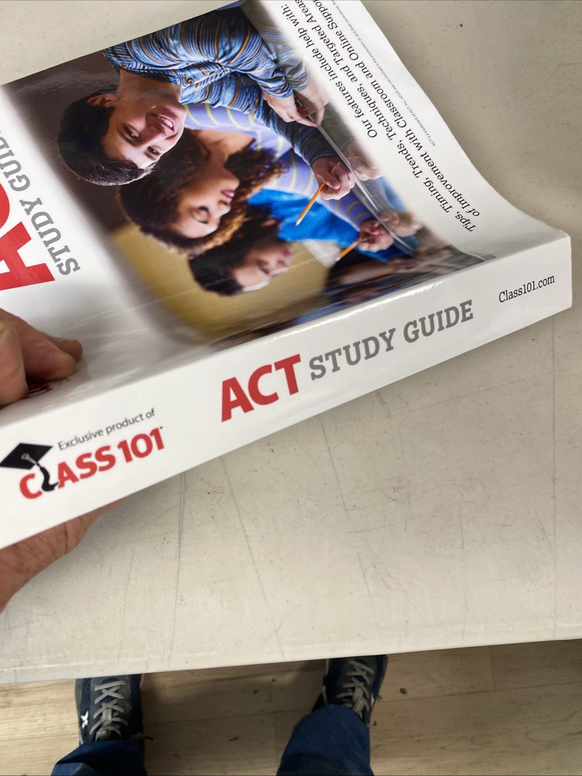 Class 101 SAT Study Guide Book for High School Exam Prep, English